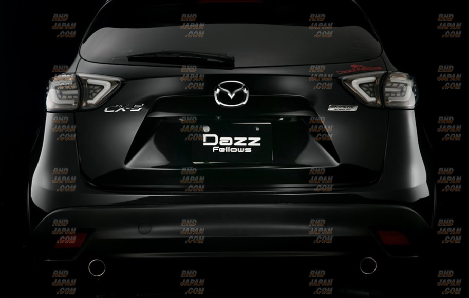 CX5 KE テールランプ　DAZZ Fellows Dazz Fellows Premium LED Fiber Tail Lamp Set Clear Chrome - KE2AW